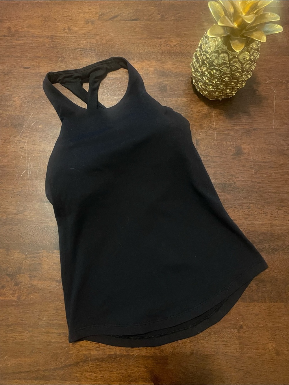 lululemon athletica Black Racerback Tank Top
